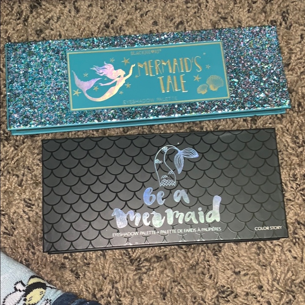 Mermaid eye shadow palettes